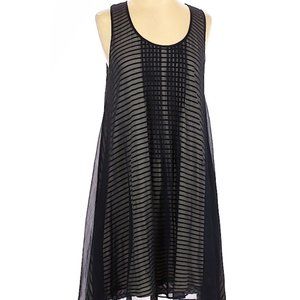 CALYPSO St. Barth Silk Trapeze Striped Dress